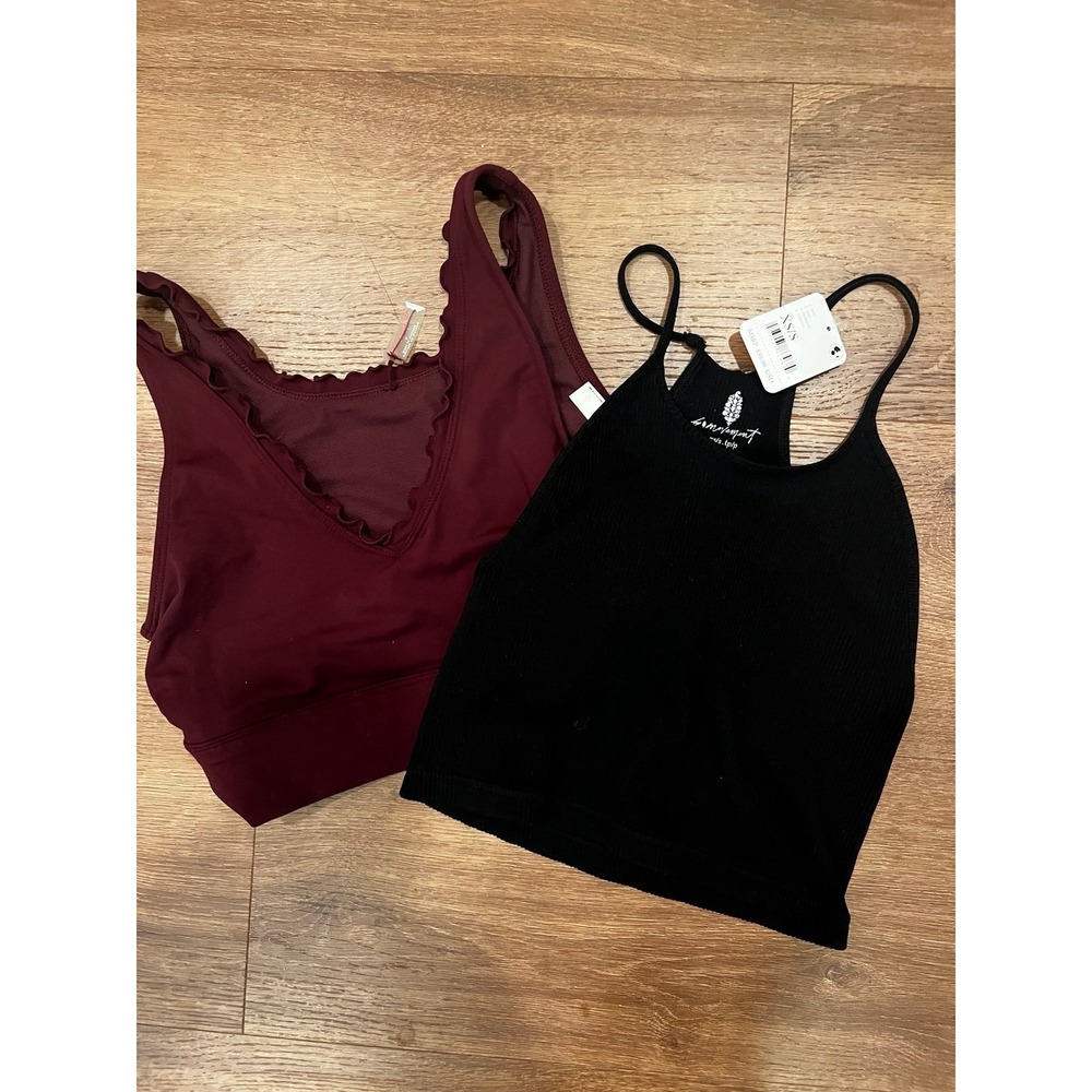 Free People Movement lot of two tops XS/S (NWT & EUC)